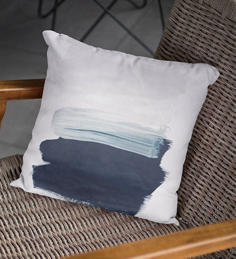 Set of two decorative cushions with fillers, featuring the Whisp and Moonscape designs, crafted from soft, high-quality fabric for a stylish and cozy touch.