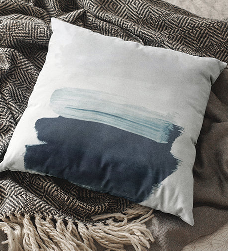 Set of two decorative cushions with fillers, featuring the Whisp and Moonscape designs, crafted from soft, high-quality fabric for a stylish and cozy touch.