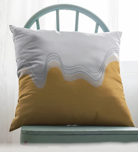 Mellow Yellow stylized cushion featuring a vibrant hue and soft, premium fabric, adding a cheerful and cozy accent to any space.